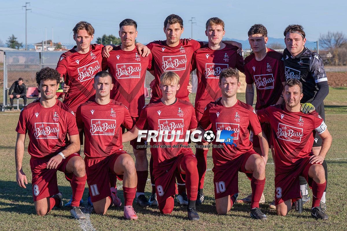 PRIMA B - Risanese corsara grazie alla zampata di Crosilla. Il Bertiolo non graffia