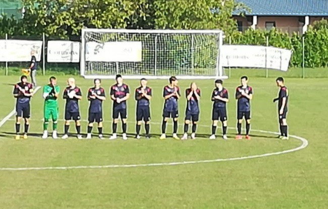 Dopo il botta e risposta a metà delle due frazioni fra gradiscani e triestini, in zona Cesarini la squadra di Ellero mette a segno il gol dei primi tre punti interni