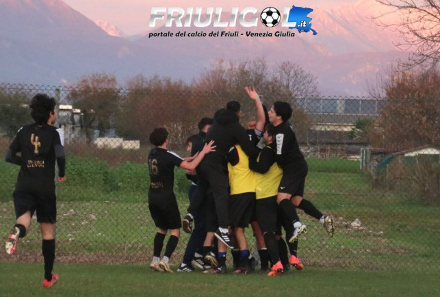 Partita intensa e combattuta contro il Giais, decisa nel recupero dall’attaccante nero-oro